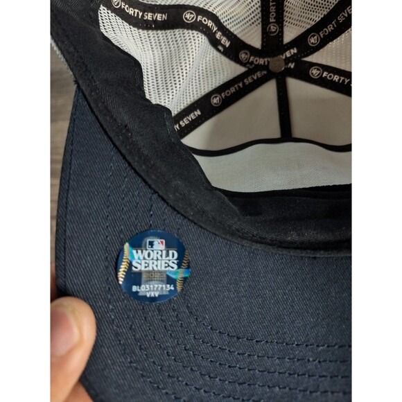 Texas Rangers 2023 World Series Champions Trucker Hat 47’ Brand Never Worn - Picture 7 of 9